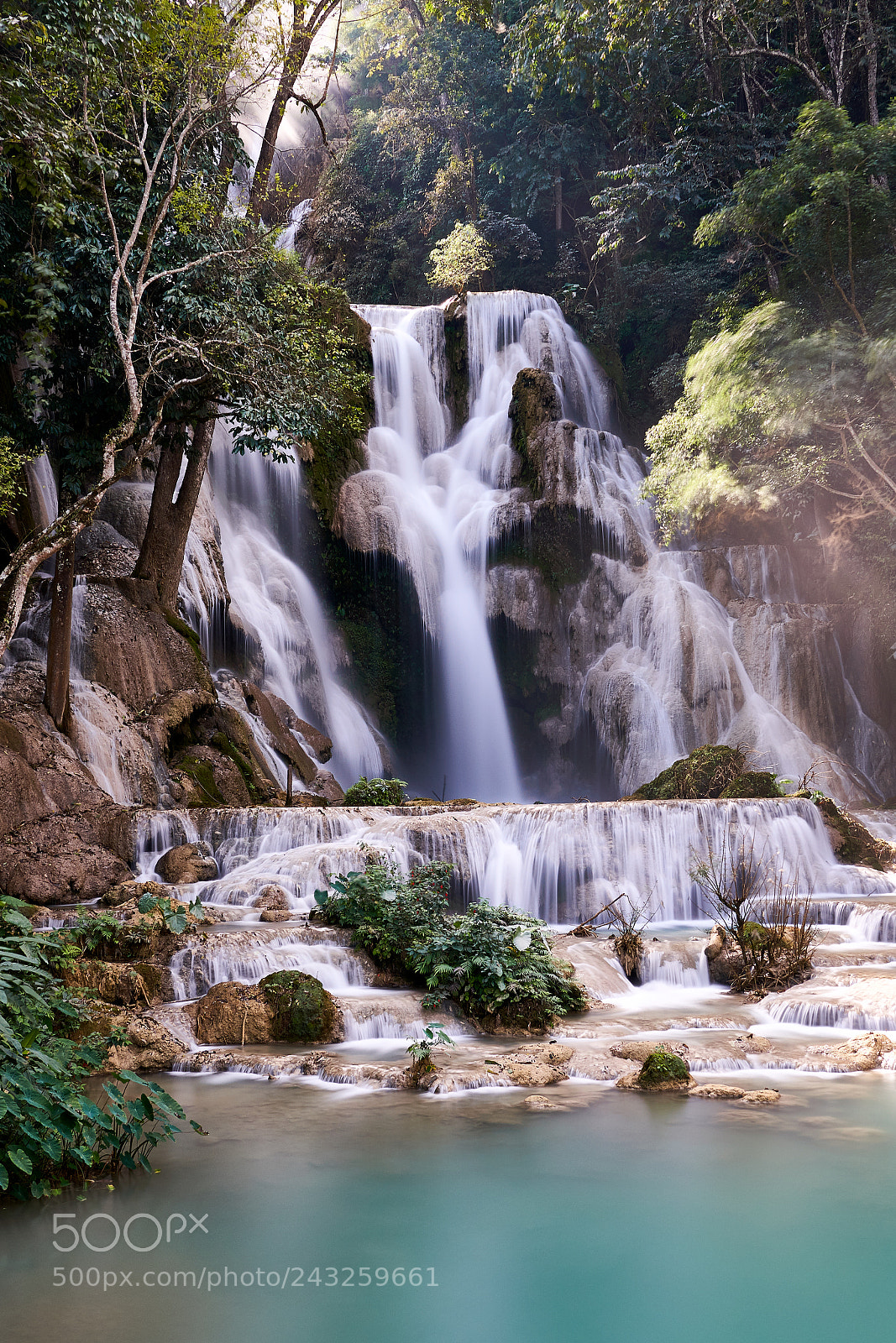 Sony a7R III sample photo. Luang prabang waterfall, laos photography