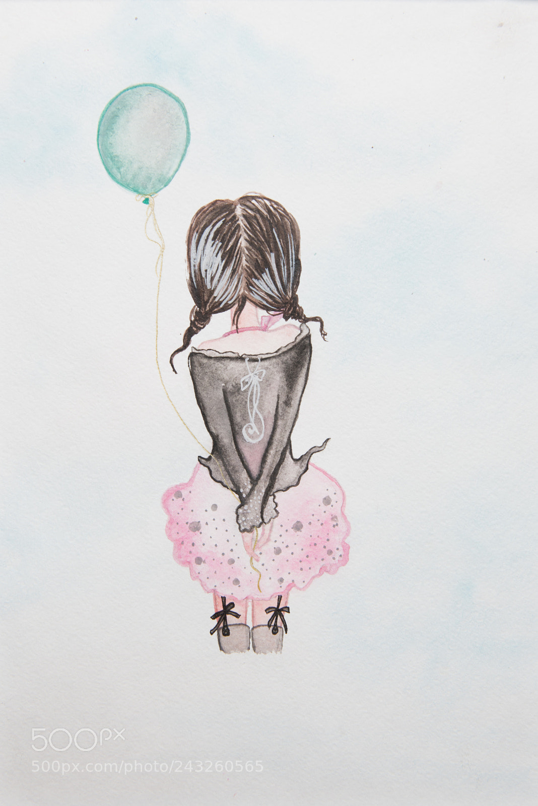 Nikon D800 sample photo. Acrylic painting of girl photography