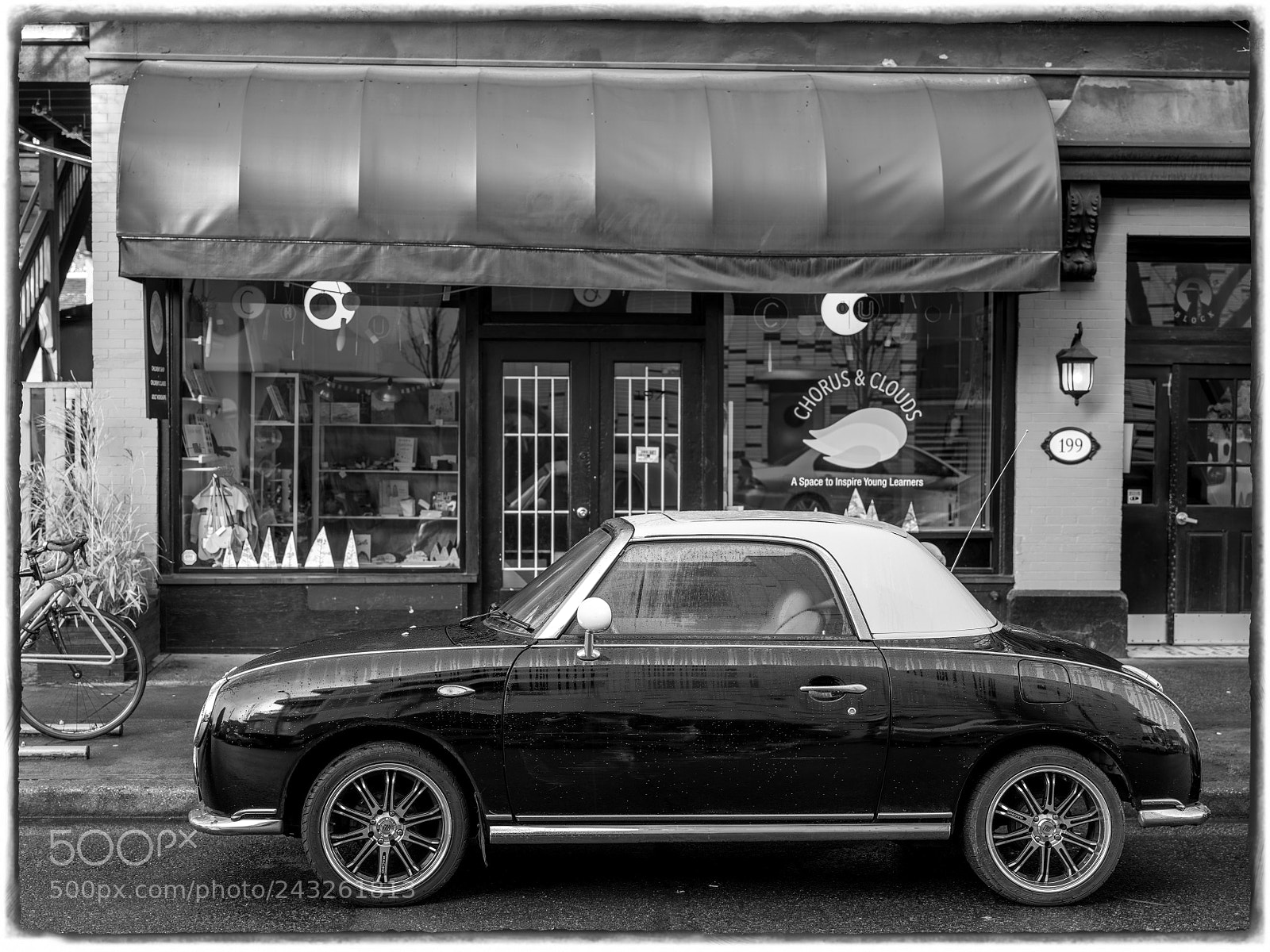 Fujifilm GFX 50S sample photo. Wet wet car photography