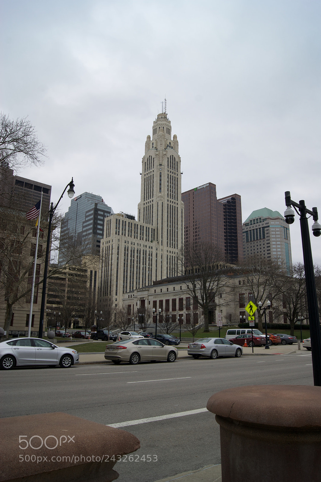 Sony Alpha DSLR-A290 sample photo. Columbus skyline photography