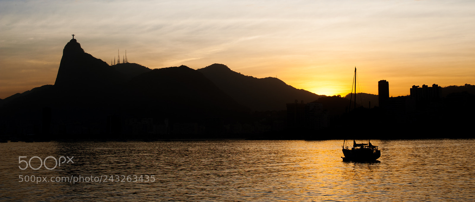 Nikon D700 sample photo. Rio de janeiro sunset photography