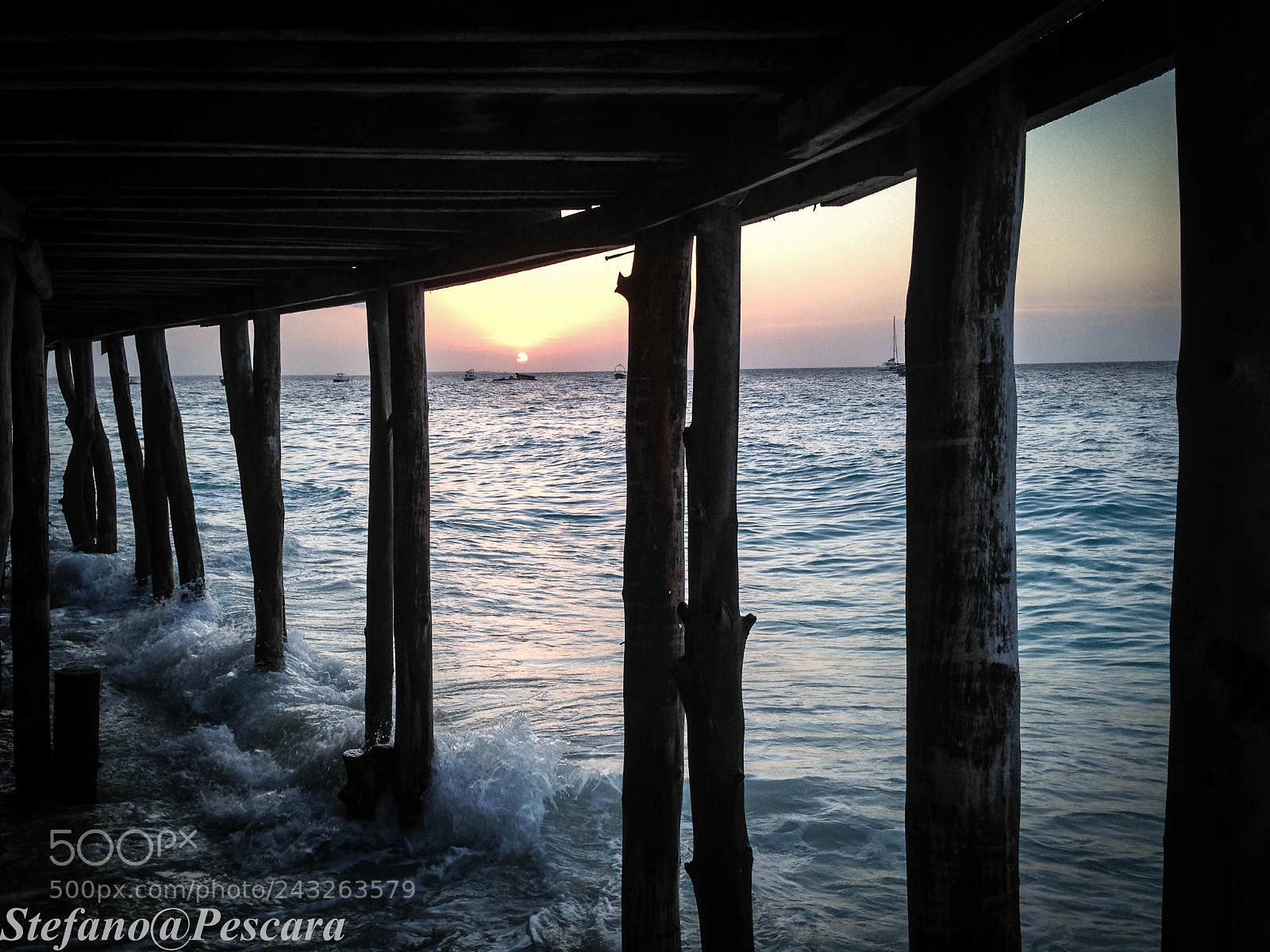 Apple iPhone 5 sample photo. Sunset in nungwi zanzibar photography