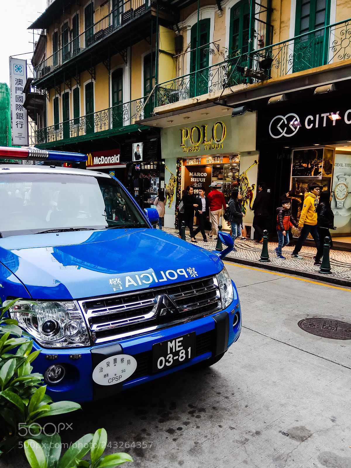 Xiaomi Redmi Note 4X sample photo. Policia in macau photography