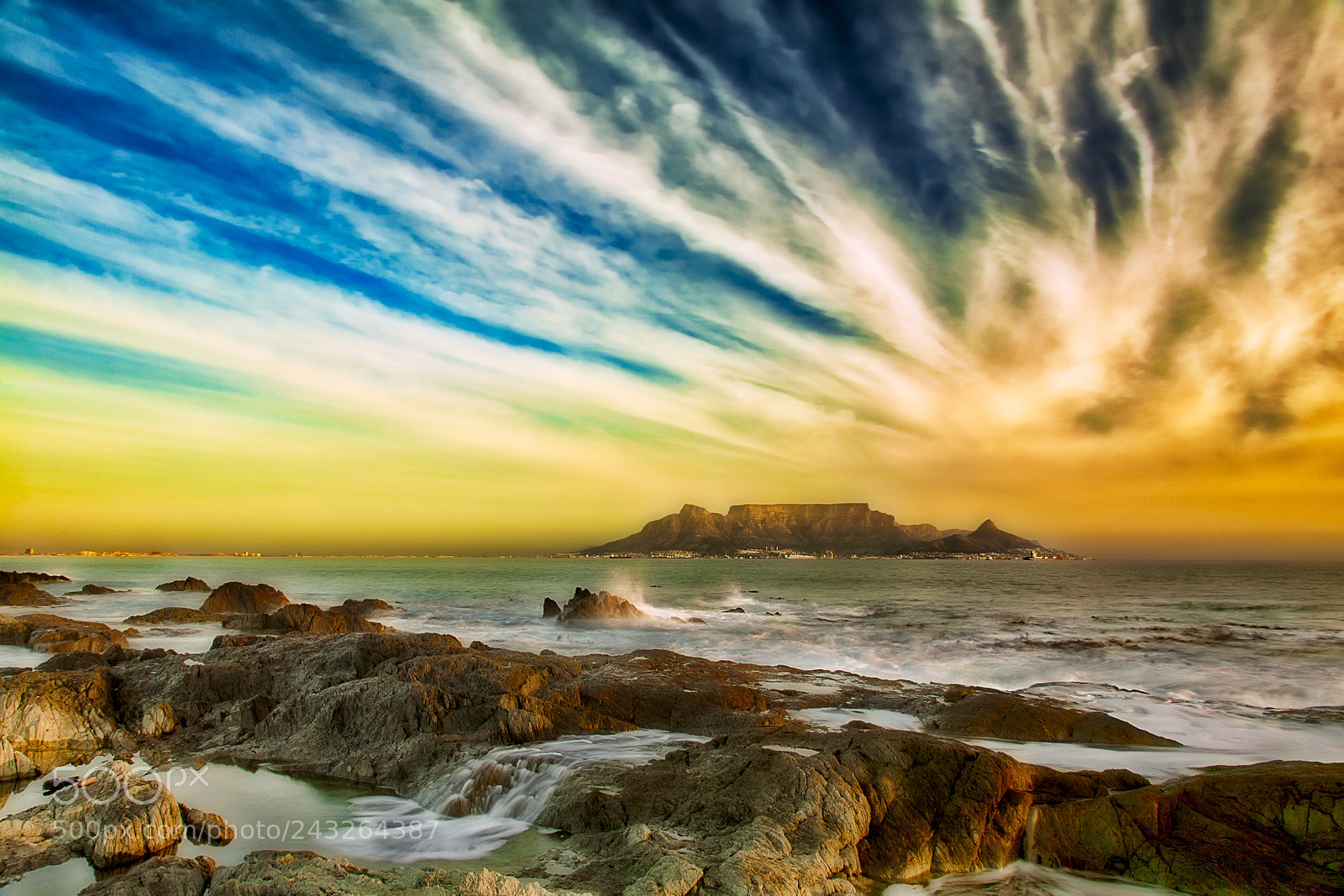 Canon EOS 5D sample photo. Table mountain photography