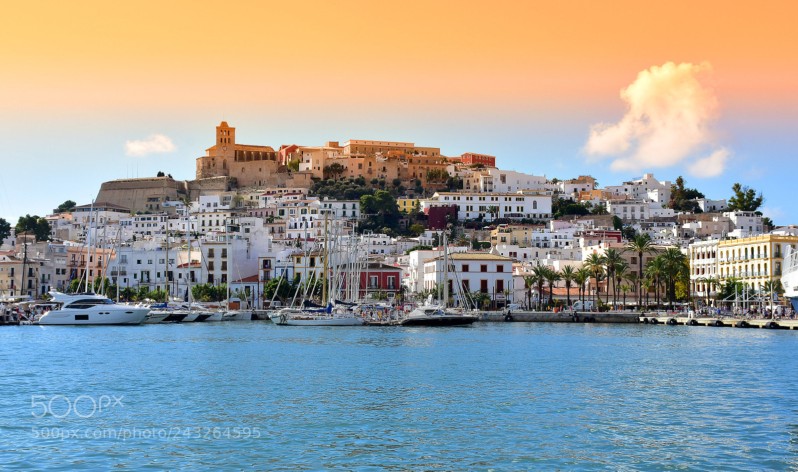 Nikon D7200 sample photo. Skyline from ibiza photography