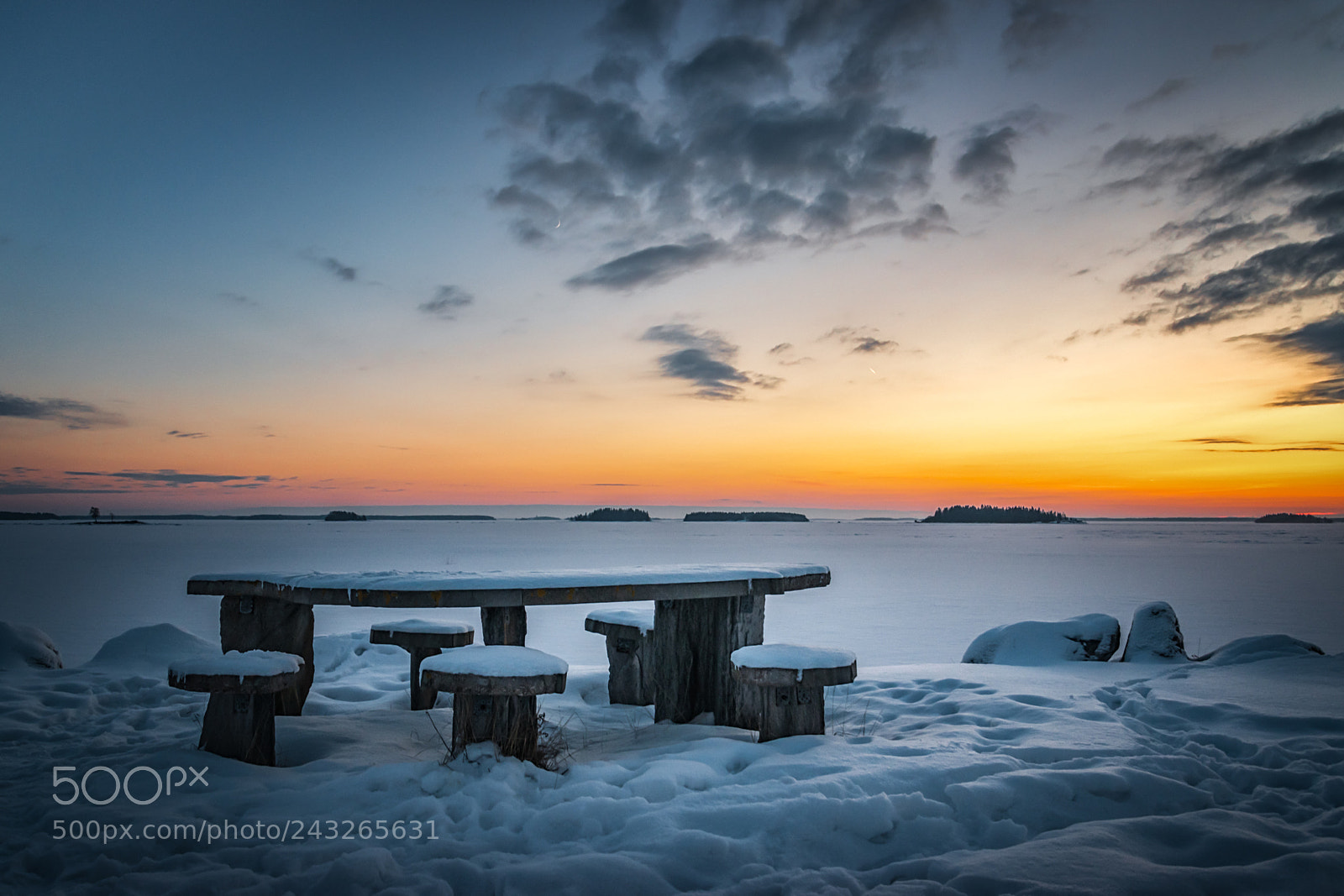 Nikon D5500 sample photo. Blue hour photography