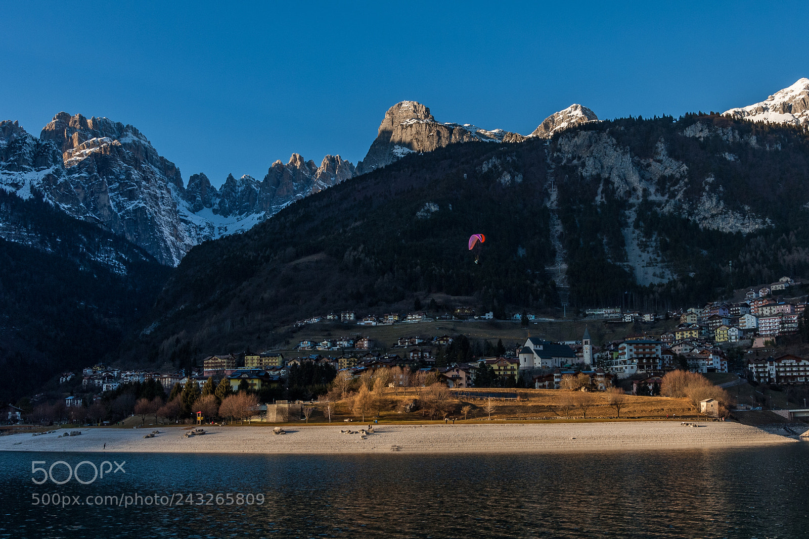 Nikon D2X sample photo. Ultime luci a molveno photography
