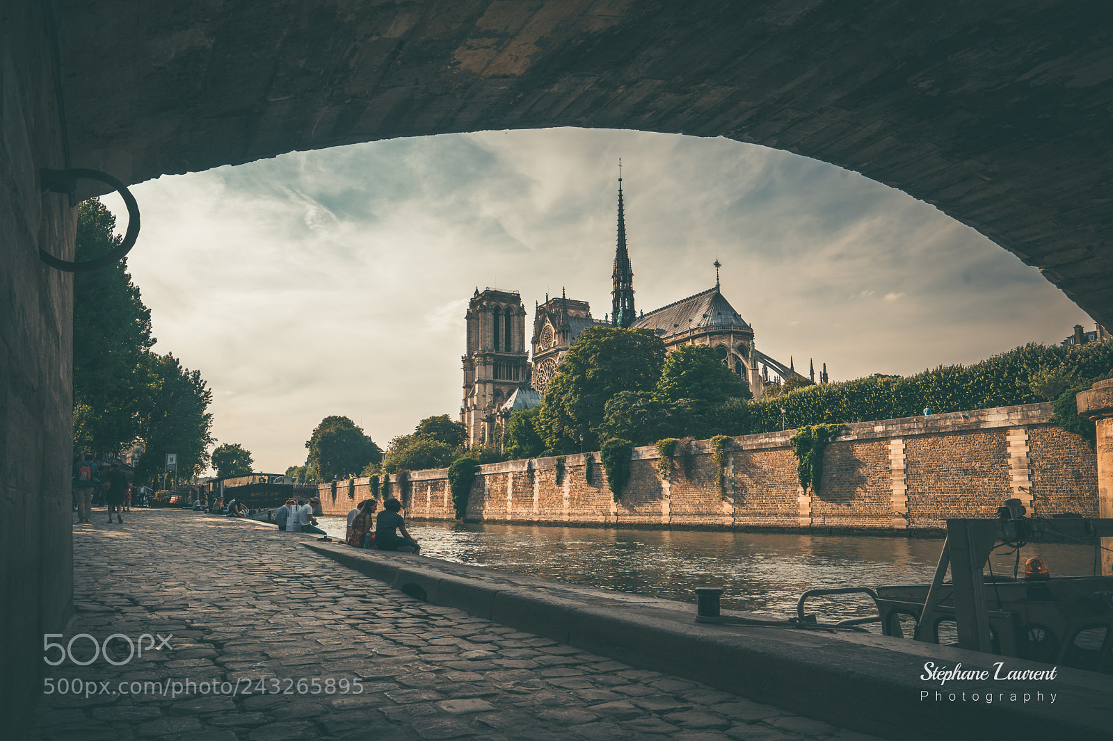 Sony a7 sample photo. Notre dame framed photography