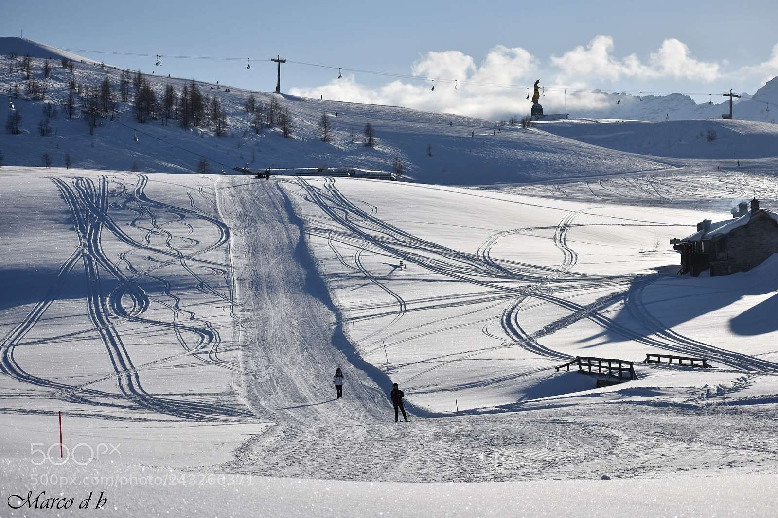 Nikon D3400 sample photo. Scie sulla neve photography