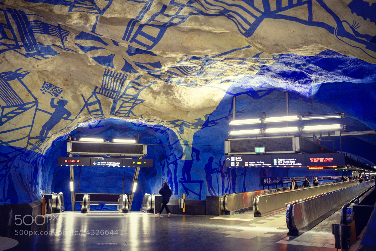 Nikon D800 sample photo. T-centralen station photography