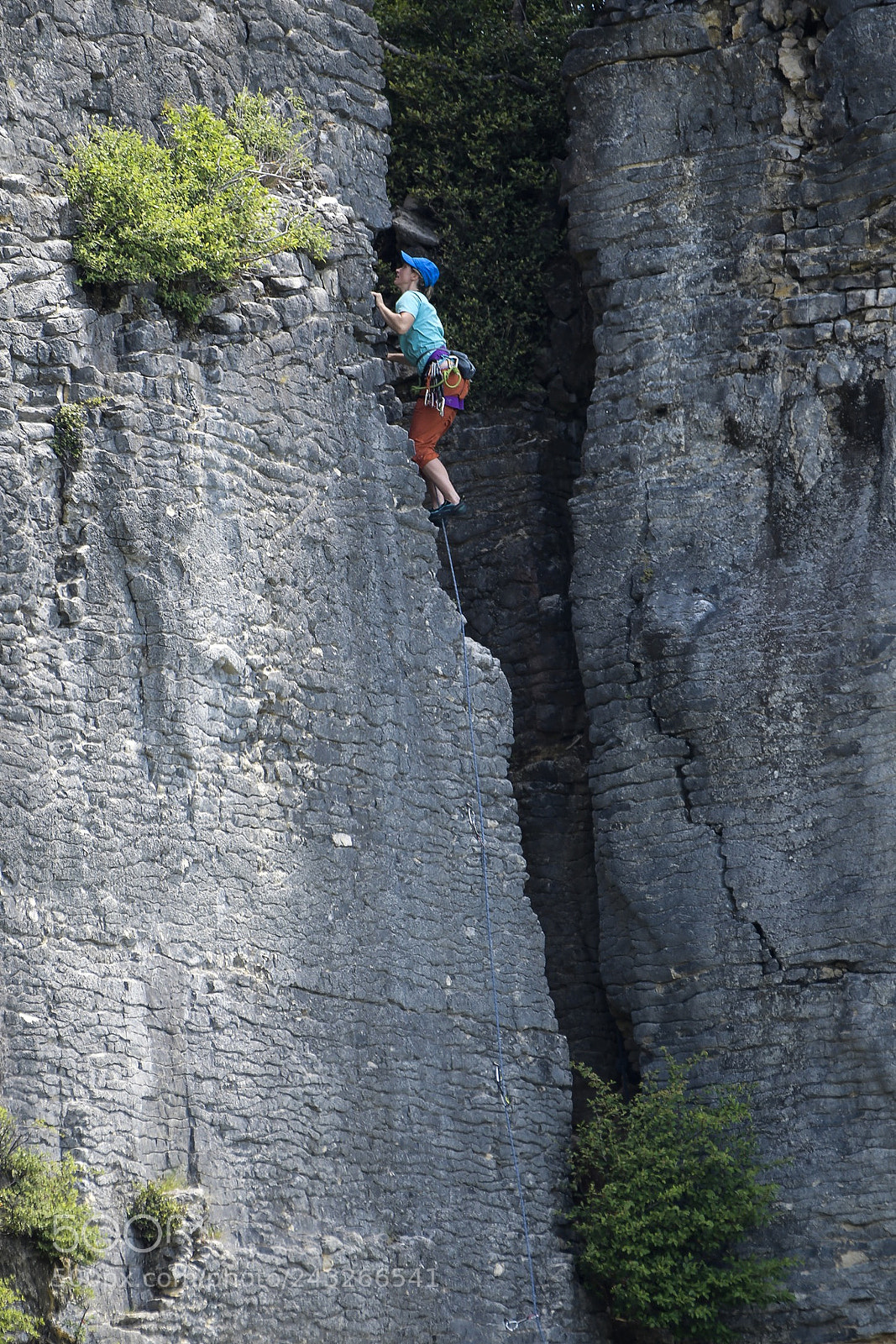 Nikon D500 sample photo. Rock climber photography