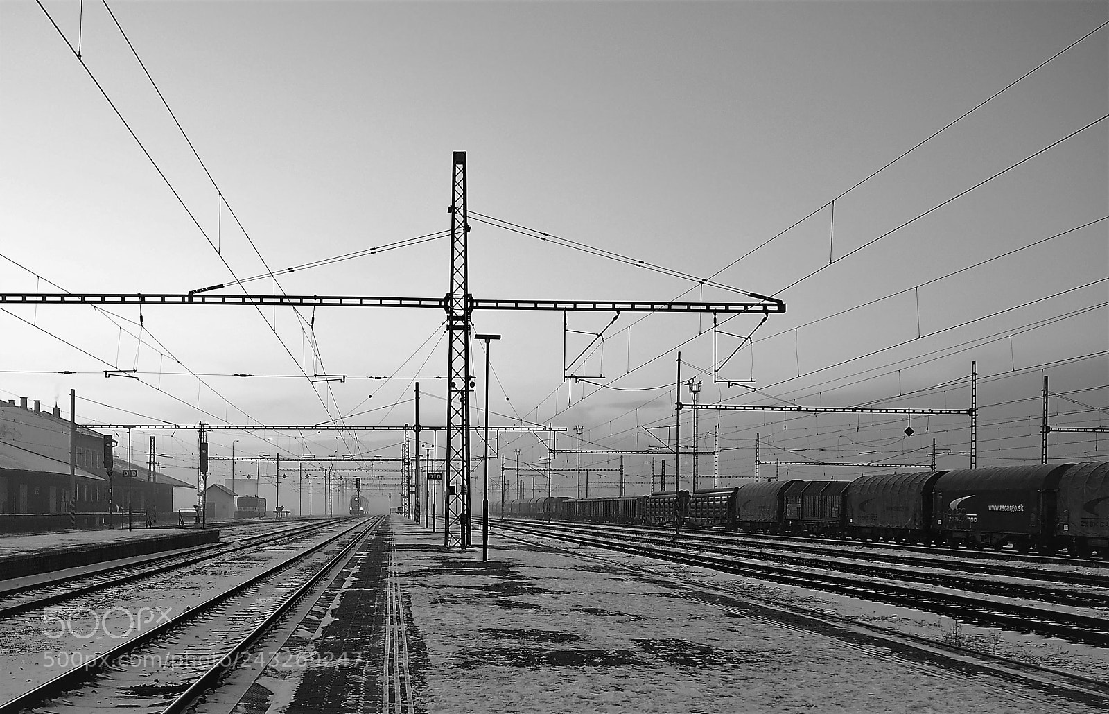 Olympus OM-D E-M10 sample photo. Morning at the station photography