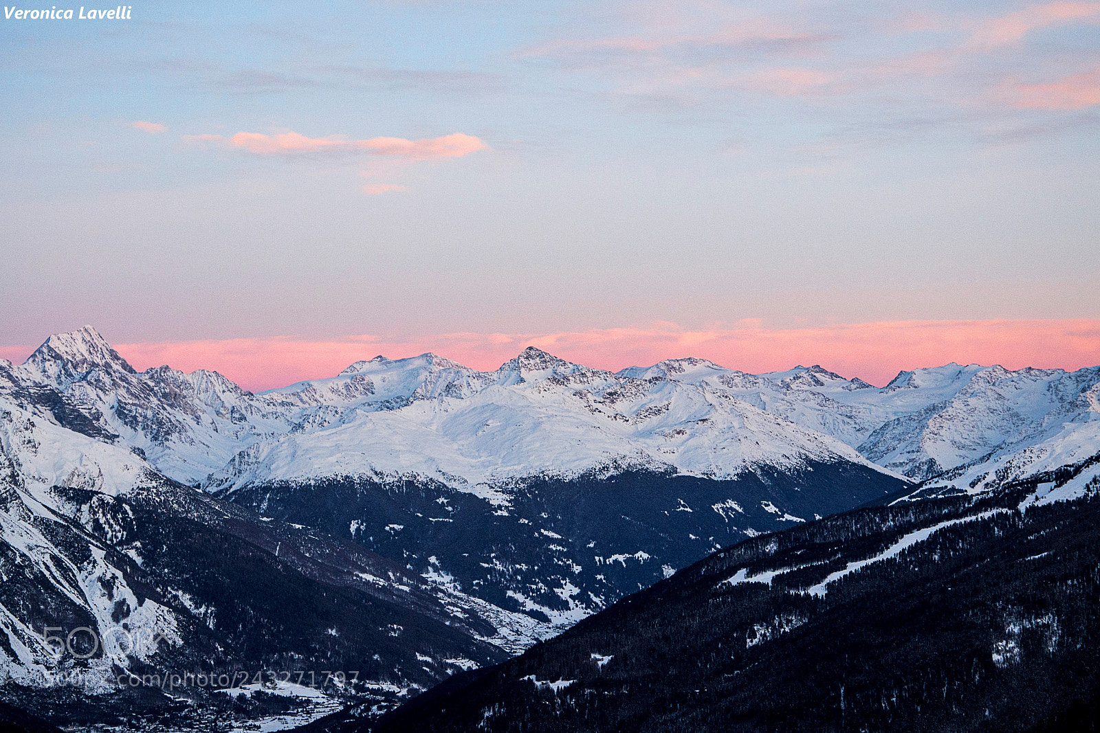 Nikon D3100 sample photo. Pink sunset photography