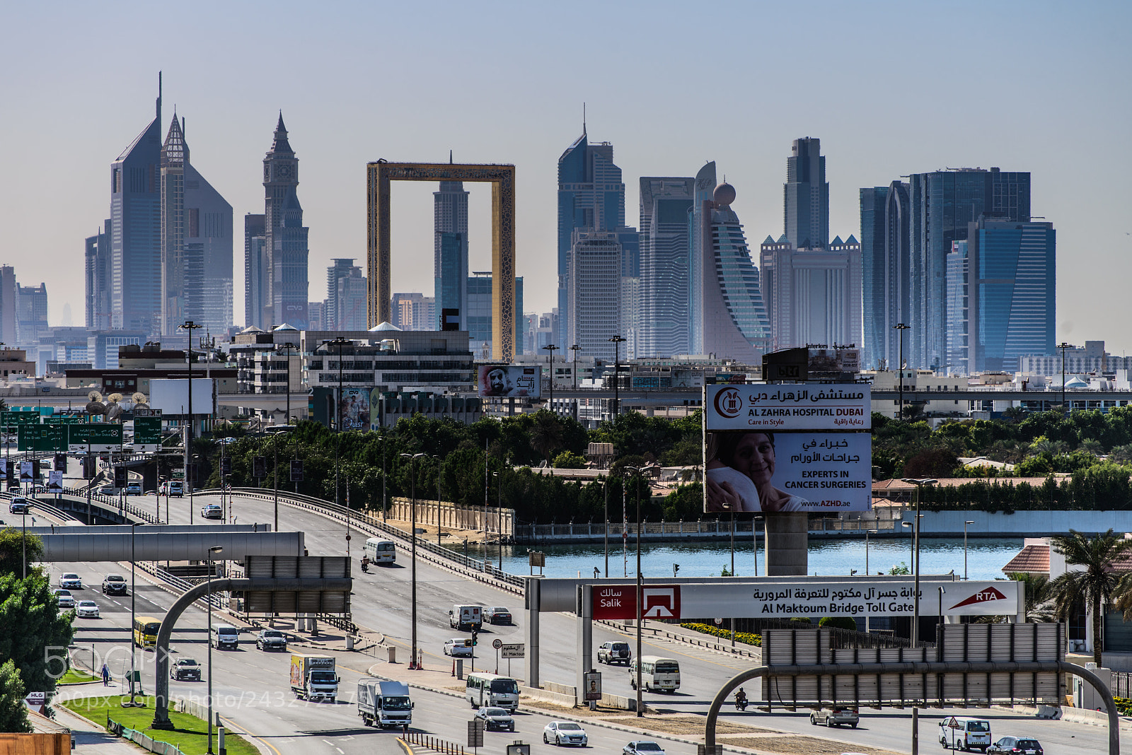 Nikon D800 sample photo. Wide view on dubai photography