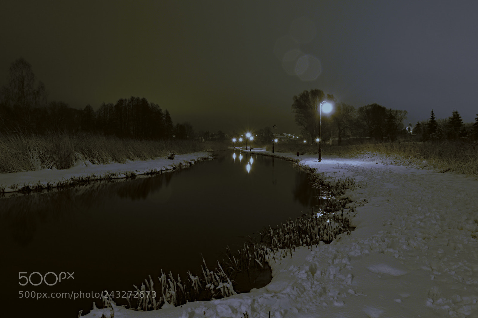 Nikon D3200 sample photo. Zima nad rzeką photography