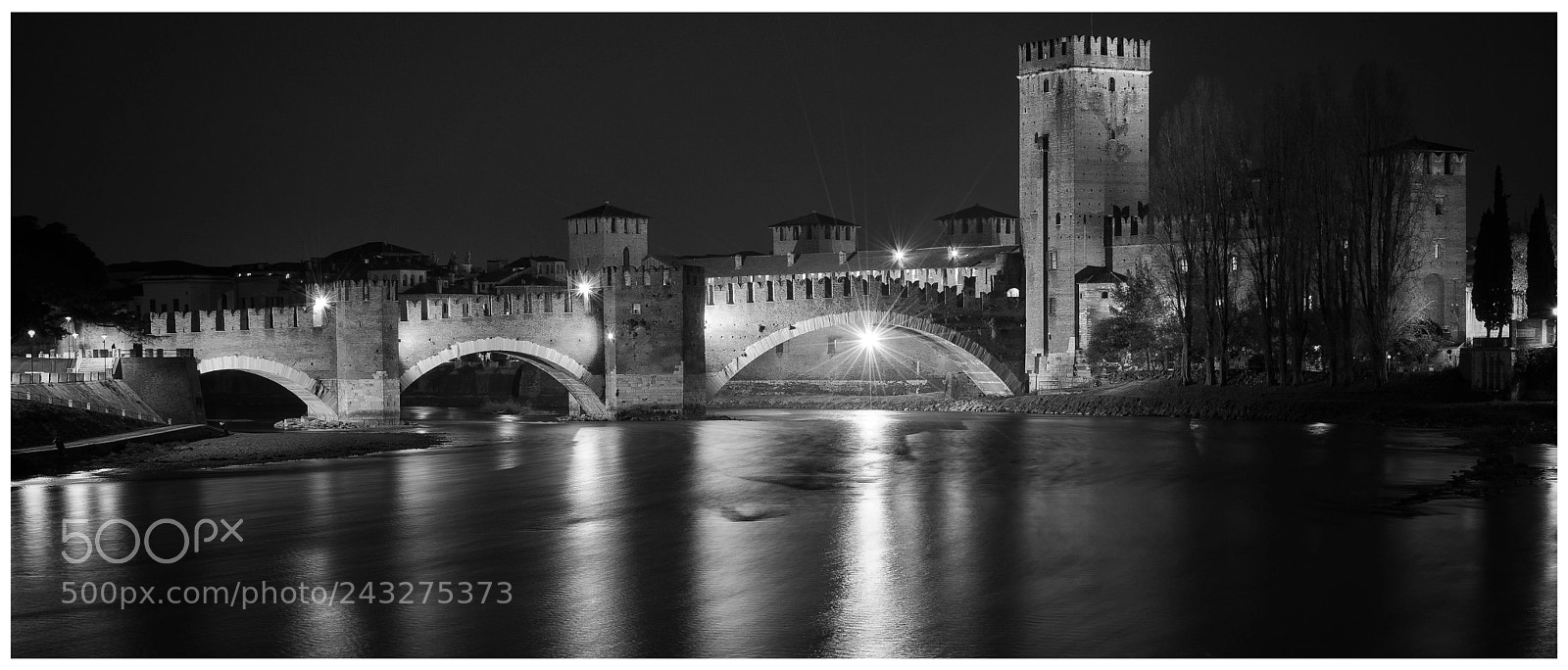 Nikon D7100 sample photo. Ponte scaligero photography