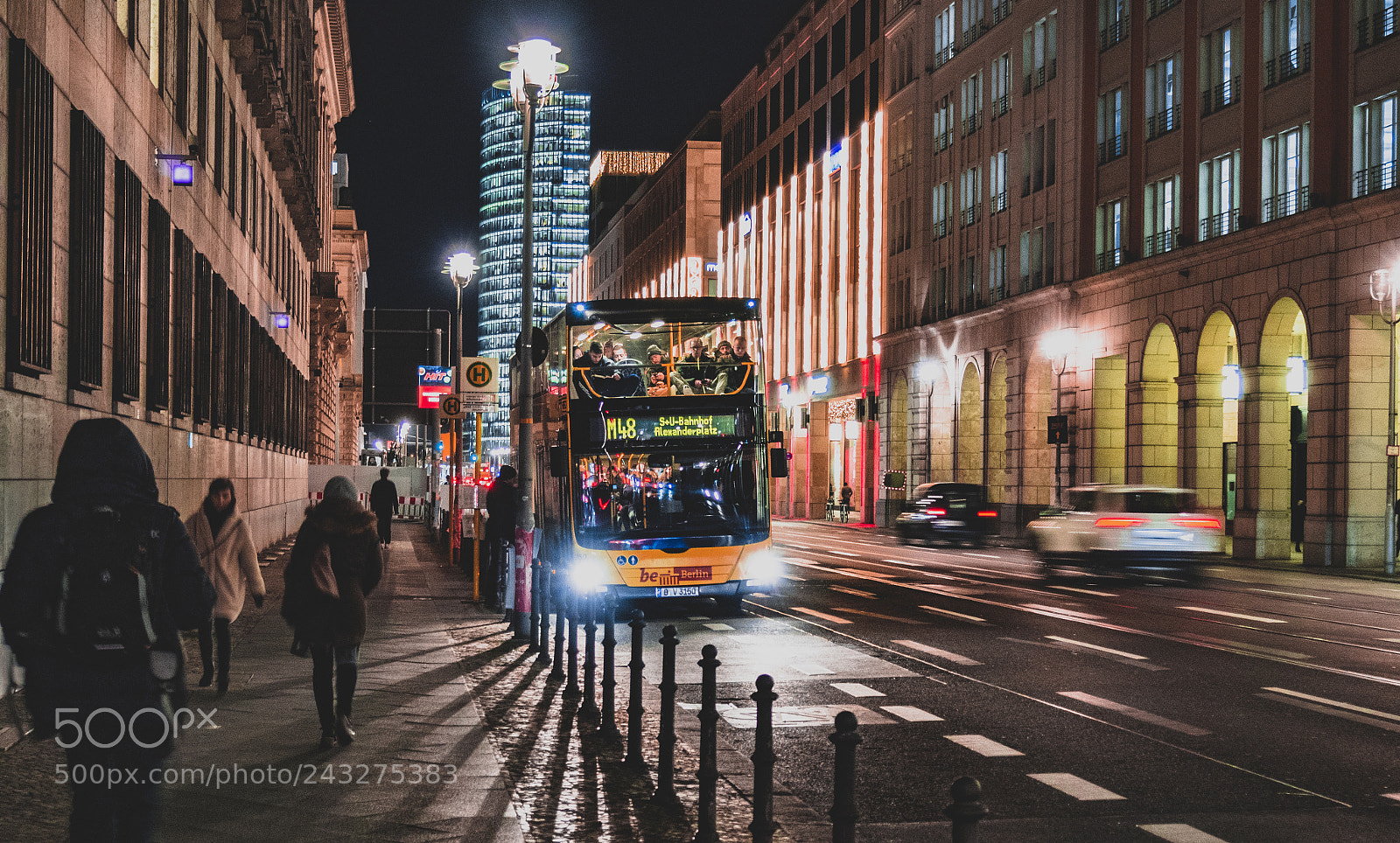 Olympus OM-D E-M10 II sample photo. Moody bus photography