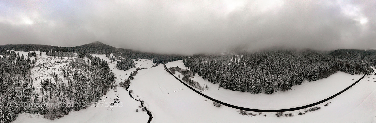 DJI FC220 sample photo. The curve photography