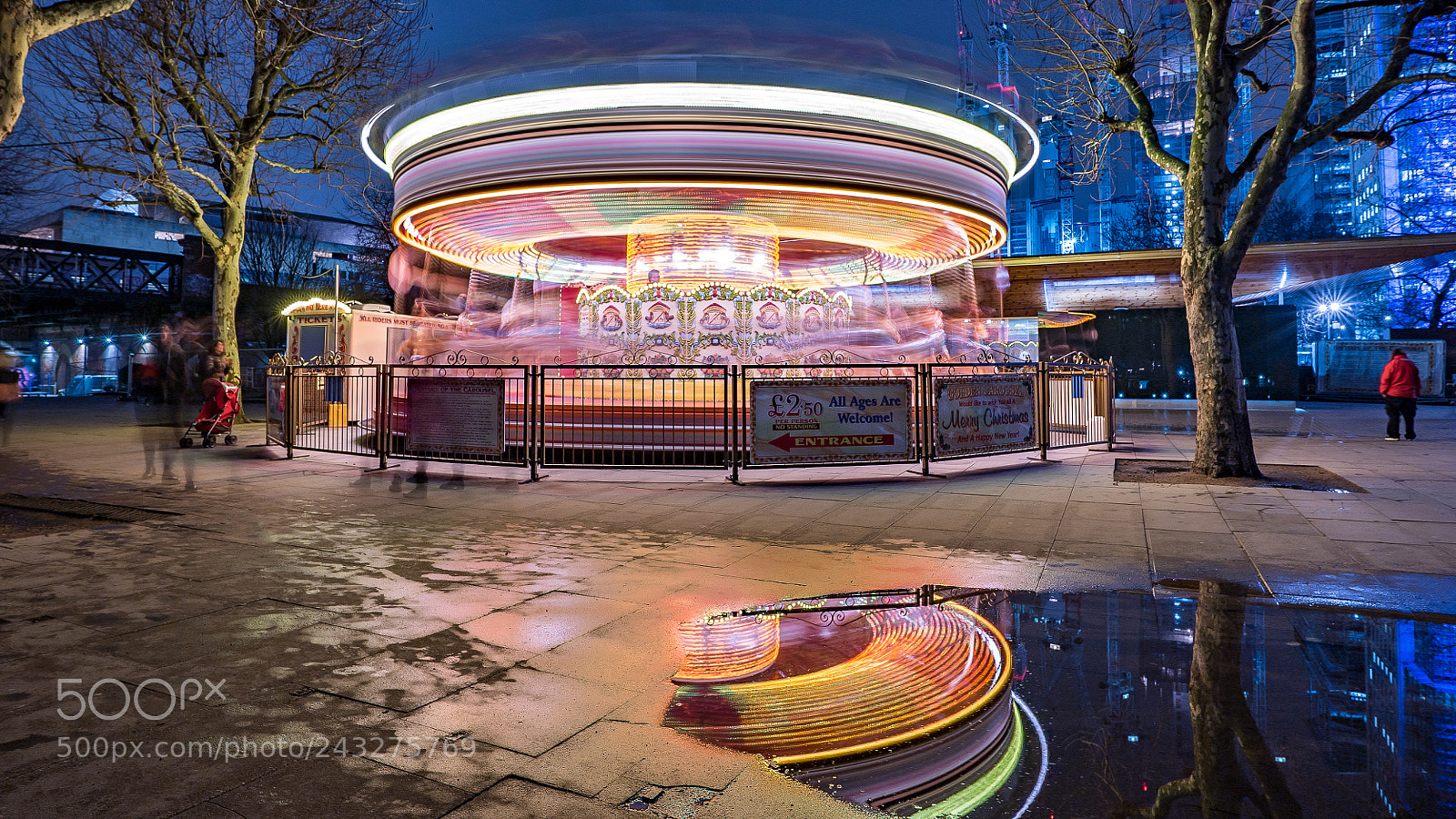 Sony a7S sample photo. Merry go round photography
