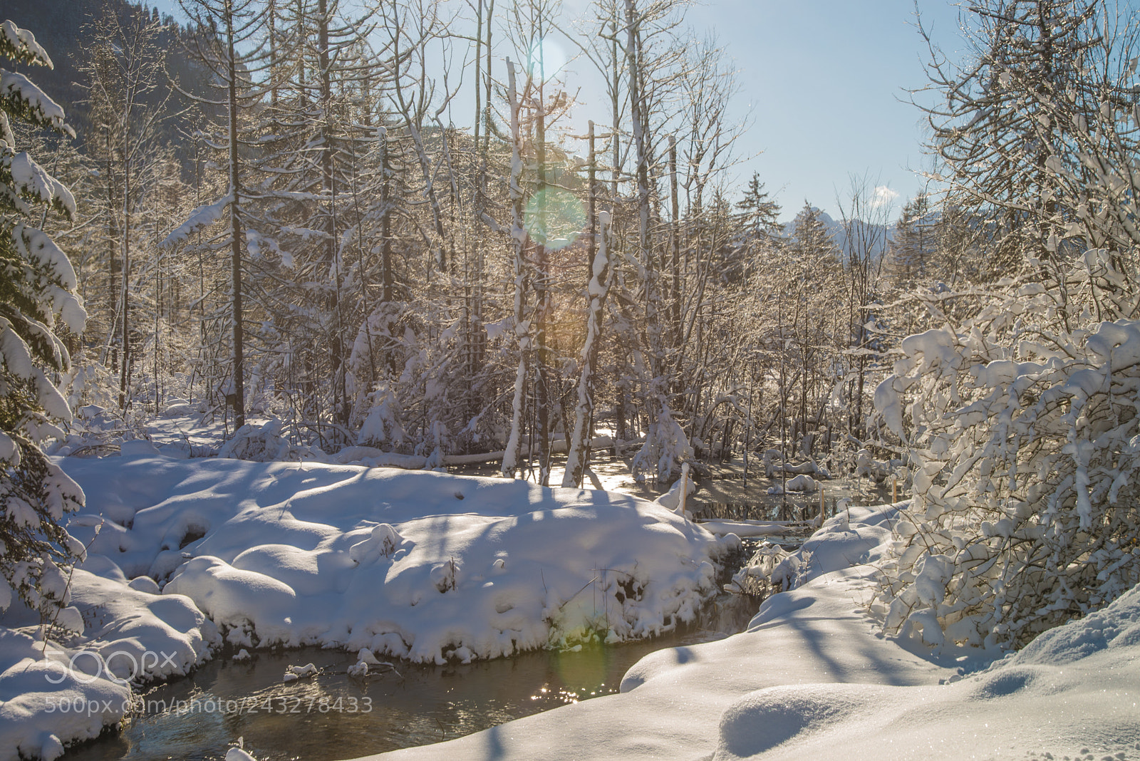 Nikon D610 sample photo. Winter an der weissach photography