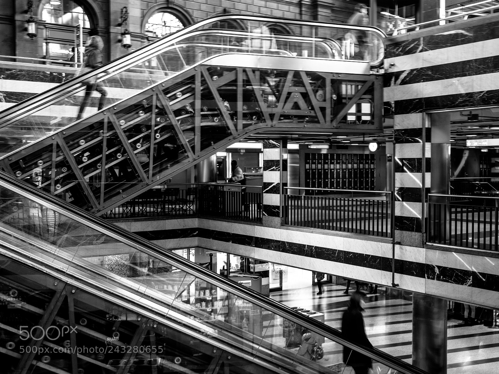 Olympus PEN-F sample photo. Train station photography