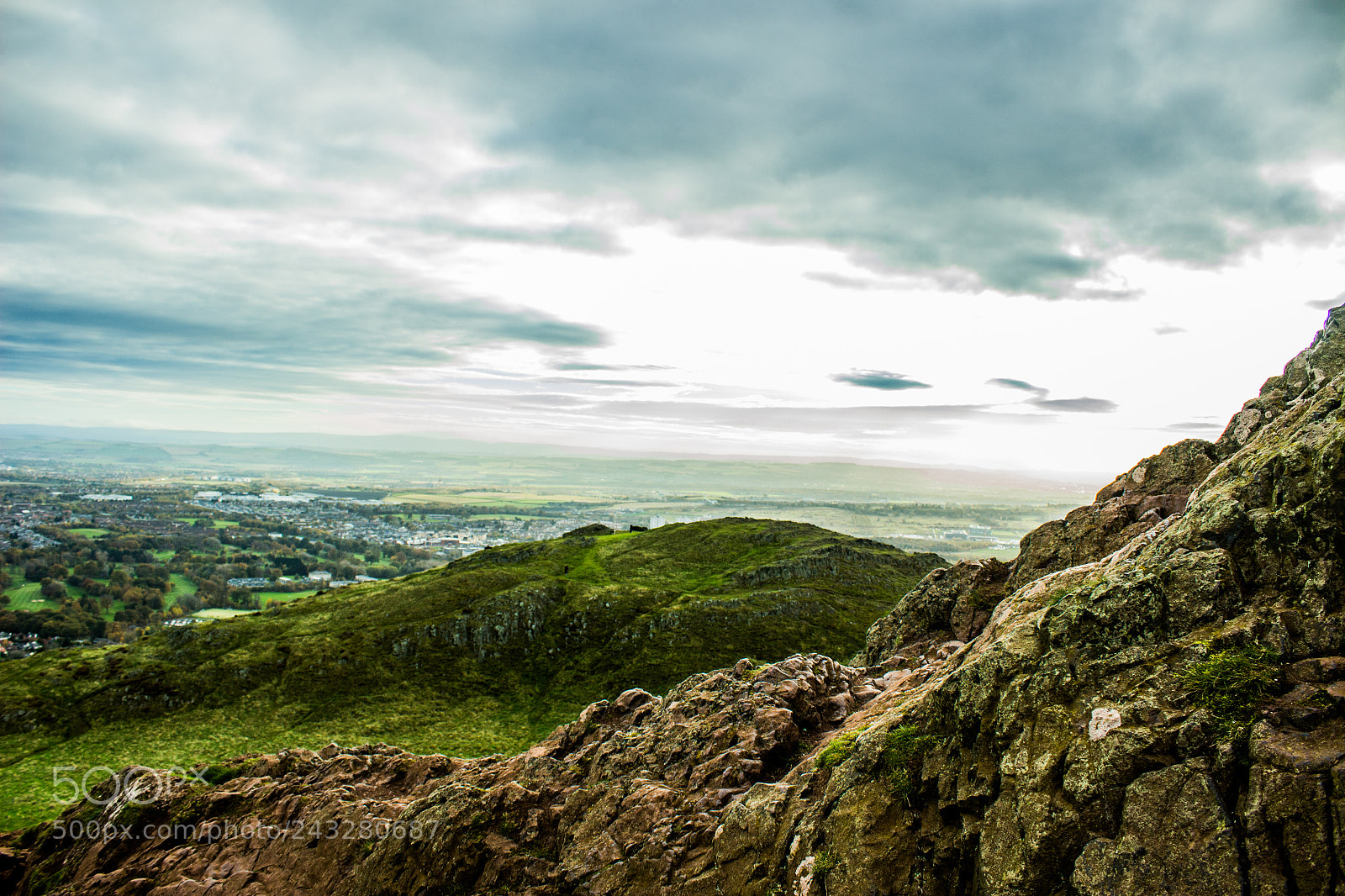 Canon EOS 100D (EOS Rebel SL1 / EOS Kiss X7) sample photo. Cloudy edinburgh photography