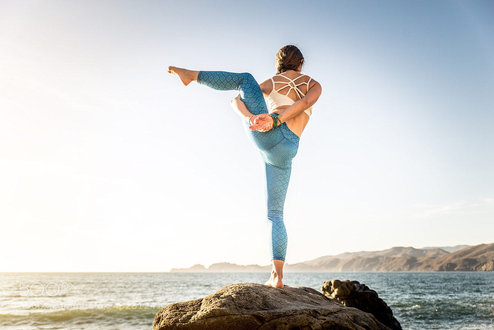 Nikon D610 sample photo. Woman doing yoga on photography