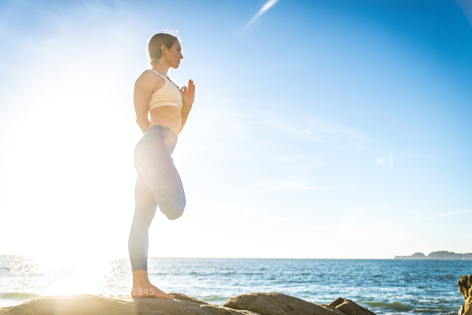 Nikon D610 sample photo. Woman doing yoga on photography