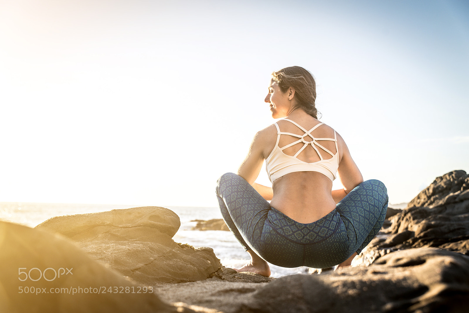 Nikon D610 sample photo. Woman doing yoga on photography