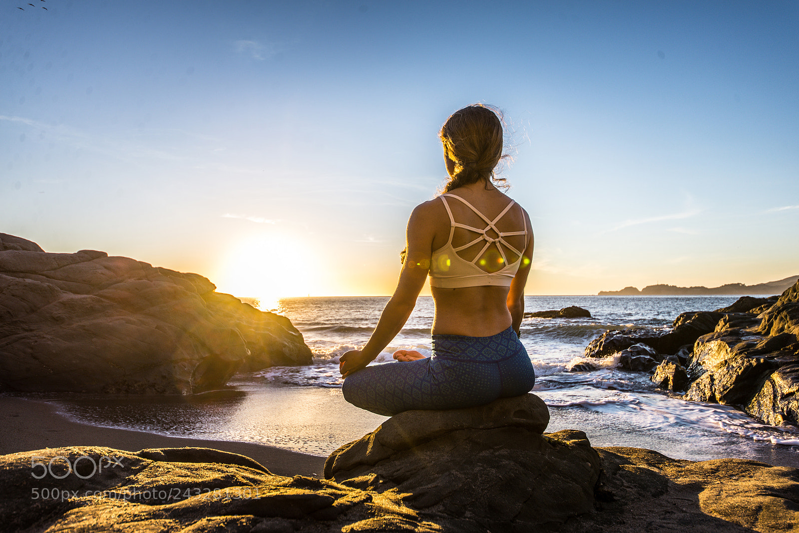 Nikon D610 sample photo. Woman doing yoga on photography