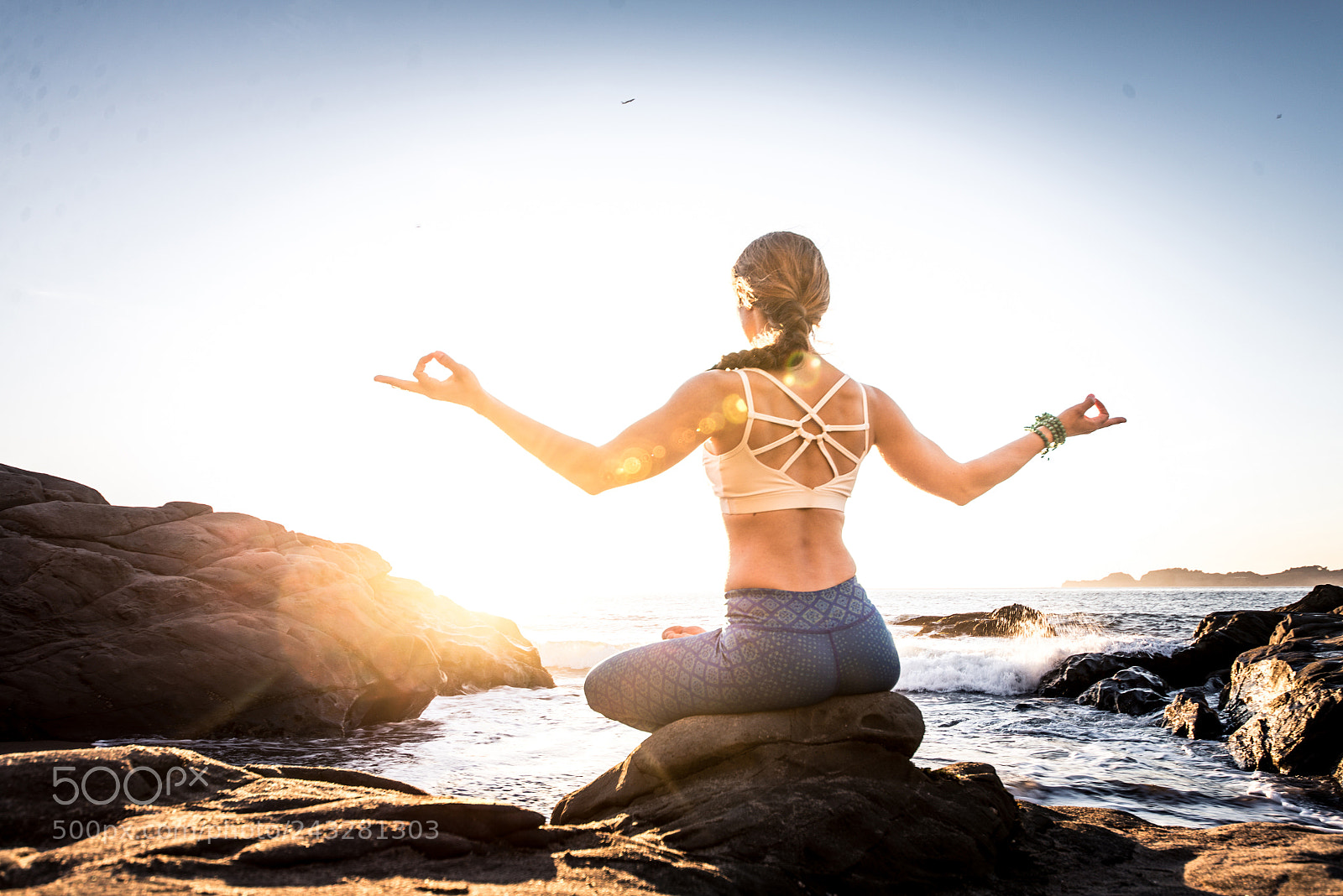 Nikon D610 sample photo. Woman doing yoga on photography
