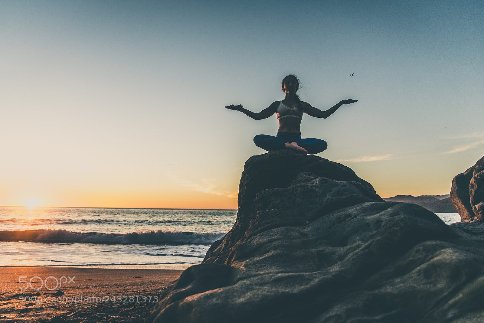 Nikon D610 sample photo. Woman doing yoga on photography