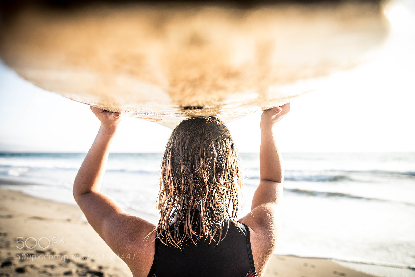 Nikon D610 sample photo. Woman surfing photography
