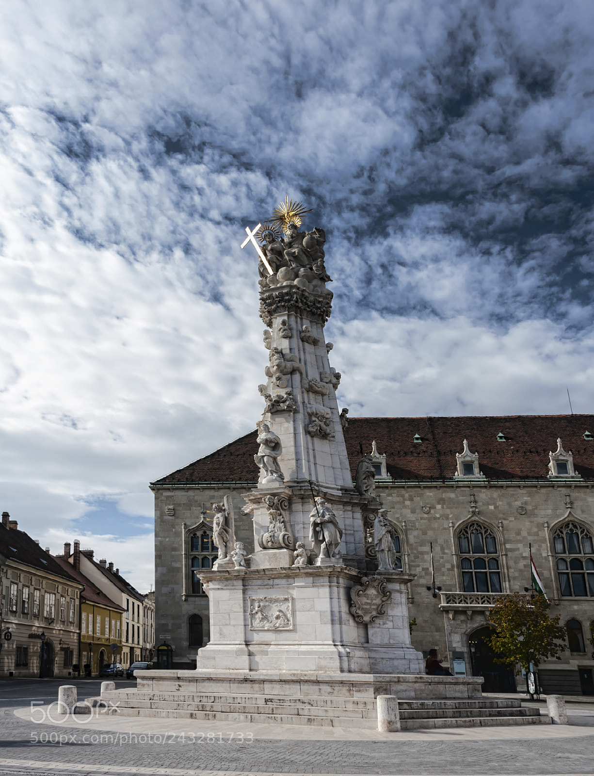 Nikon D700 sample photo. Trinity square, budapest photography