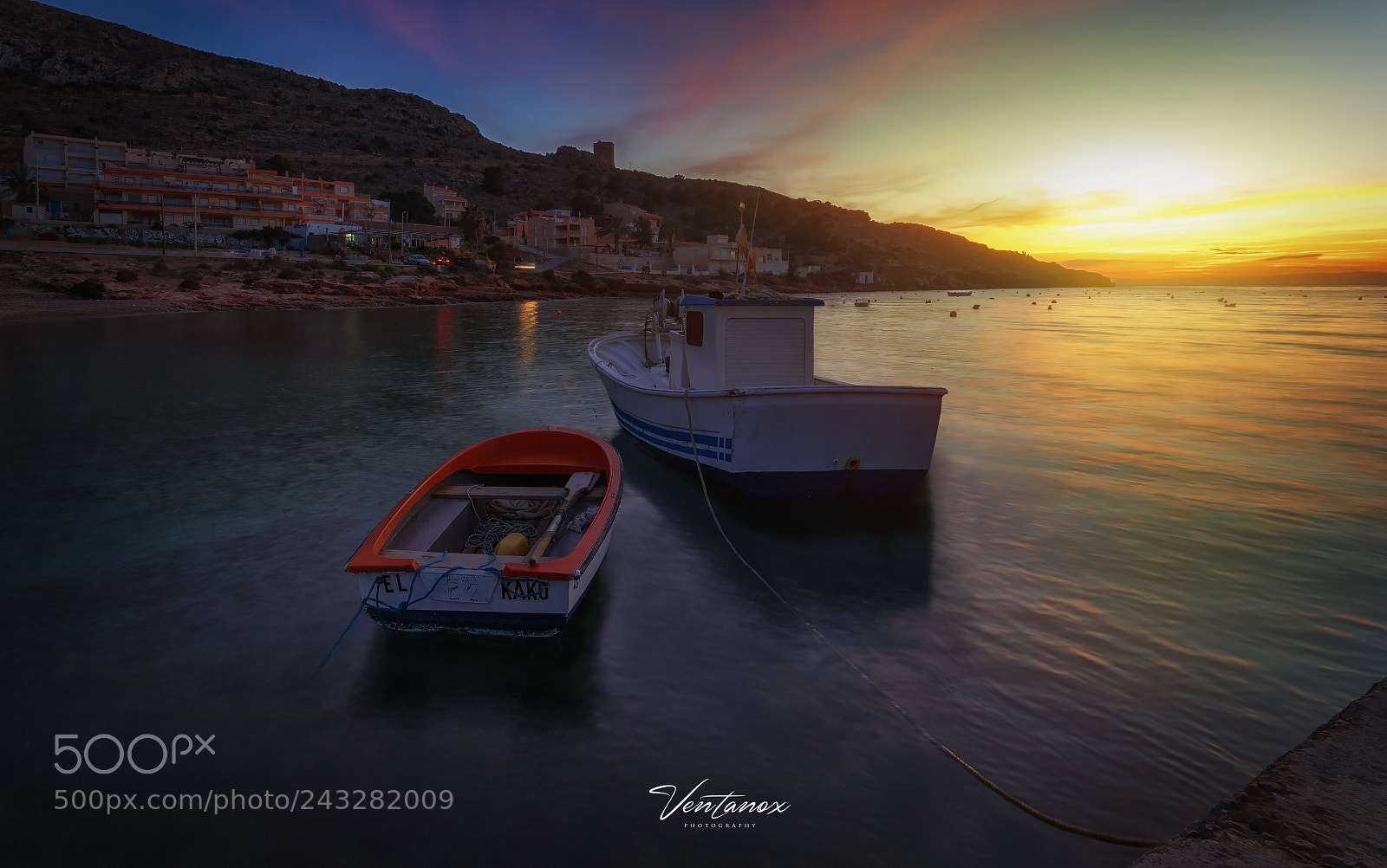 Canon EOS 6D Mark II sample photo. La azohía boat photography