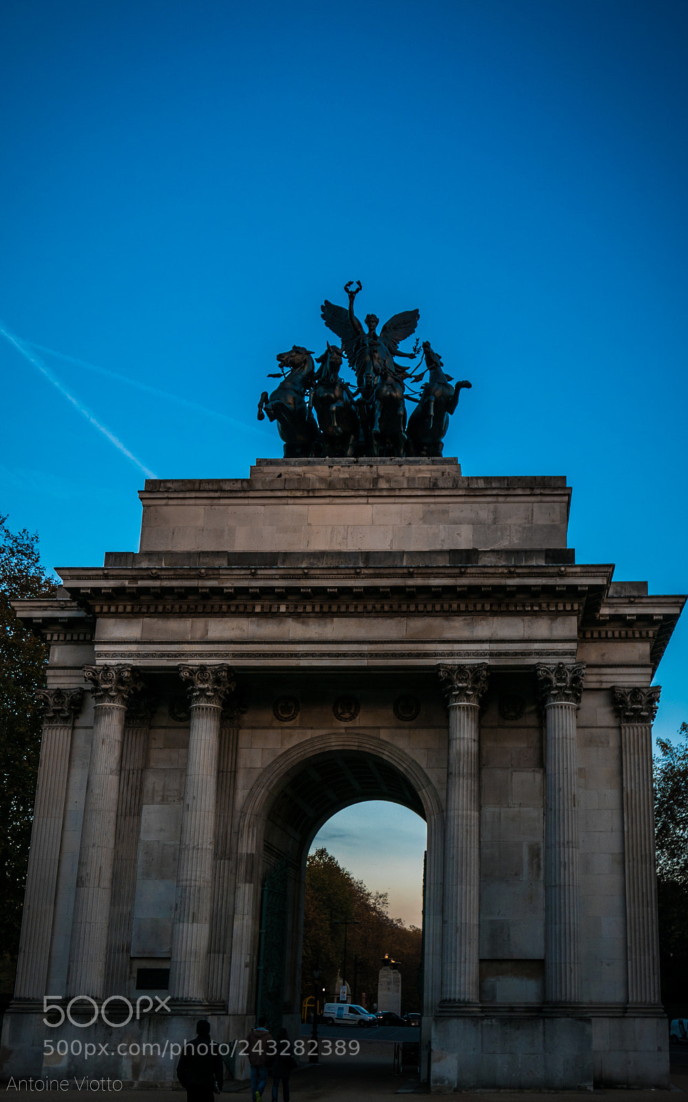 Leica D-Lux (Typ 109) sample photo. Wellington arch sunset photography