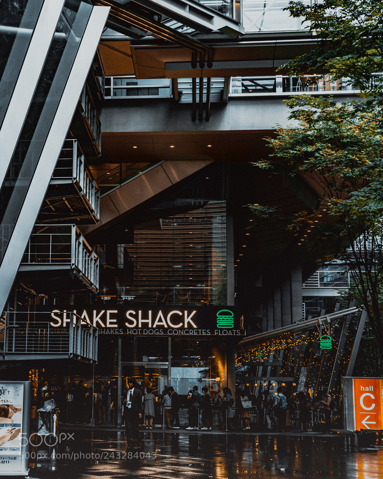 Sony a7R II sample photo. Restaurant shake shack photography