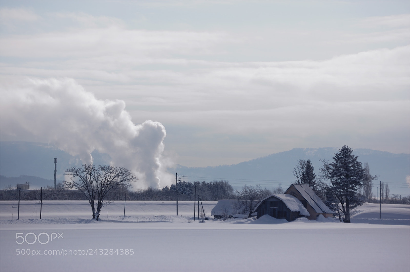 Nikon D40 sample photo. Factory cloud photography