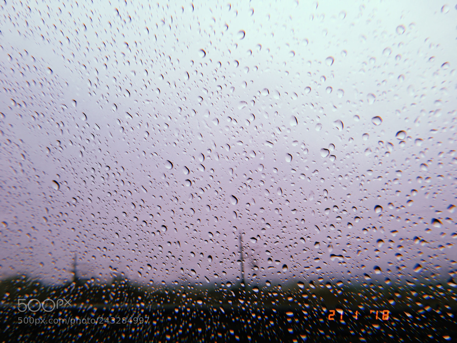 Apple iPhone sample photo. Rain  photography