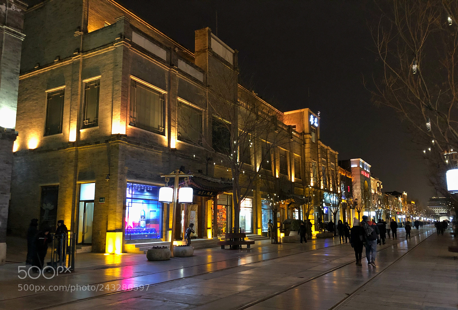 Apple iPhone X sample photo. Qianmen street , beijing photography