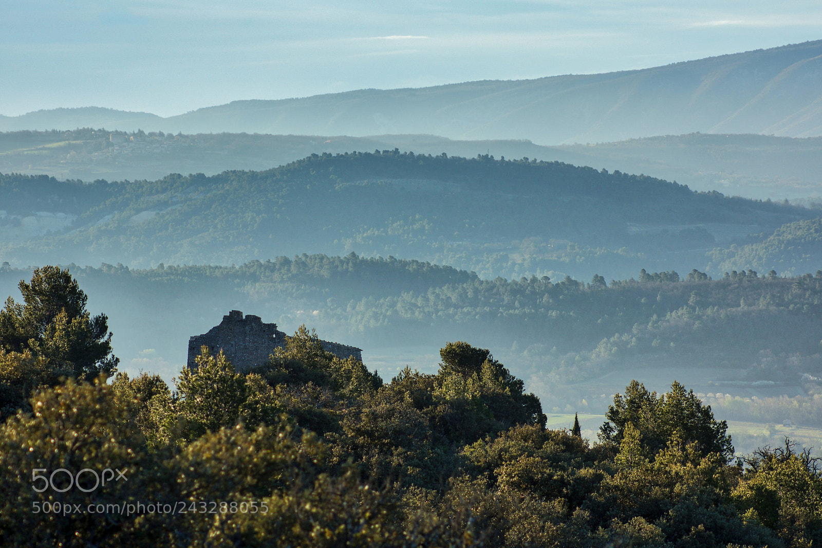 Sony SLT-A65 (SLT-A65V) sample photo. Mountains of the luberon photography