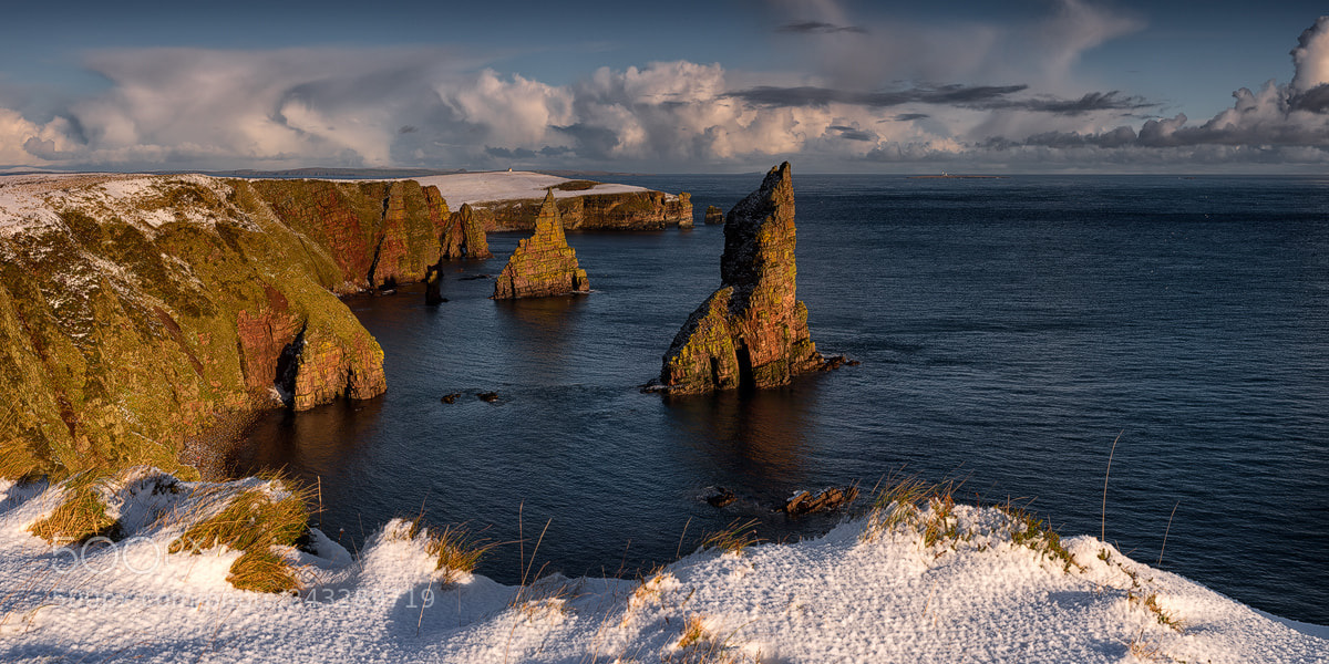 Nikon D810 sample photo. Winter at duncansby photography