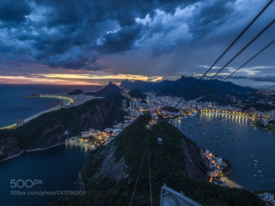 Olympus OM-D E-M5 II sample photo. Rio in blue photography