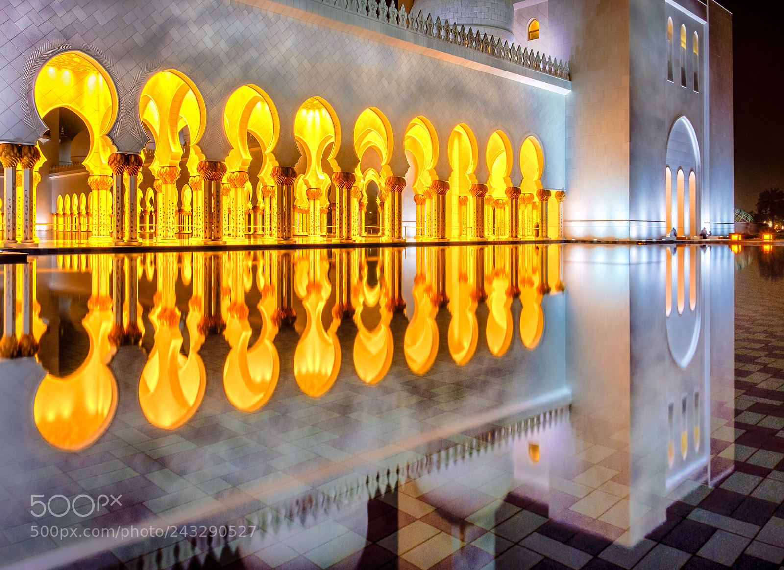 Fujifilm X-T1 sample photo. Grand mosque reflections photography