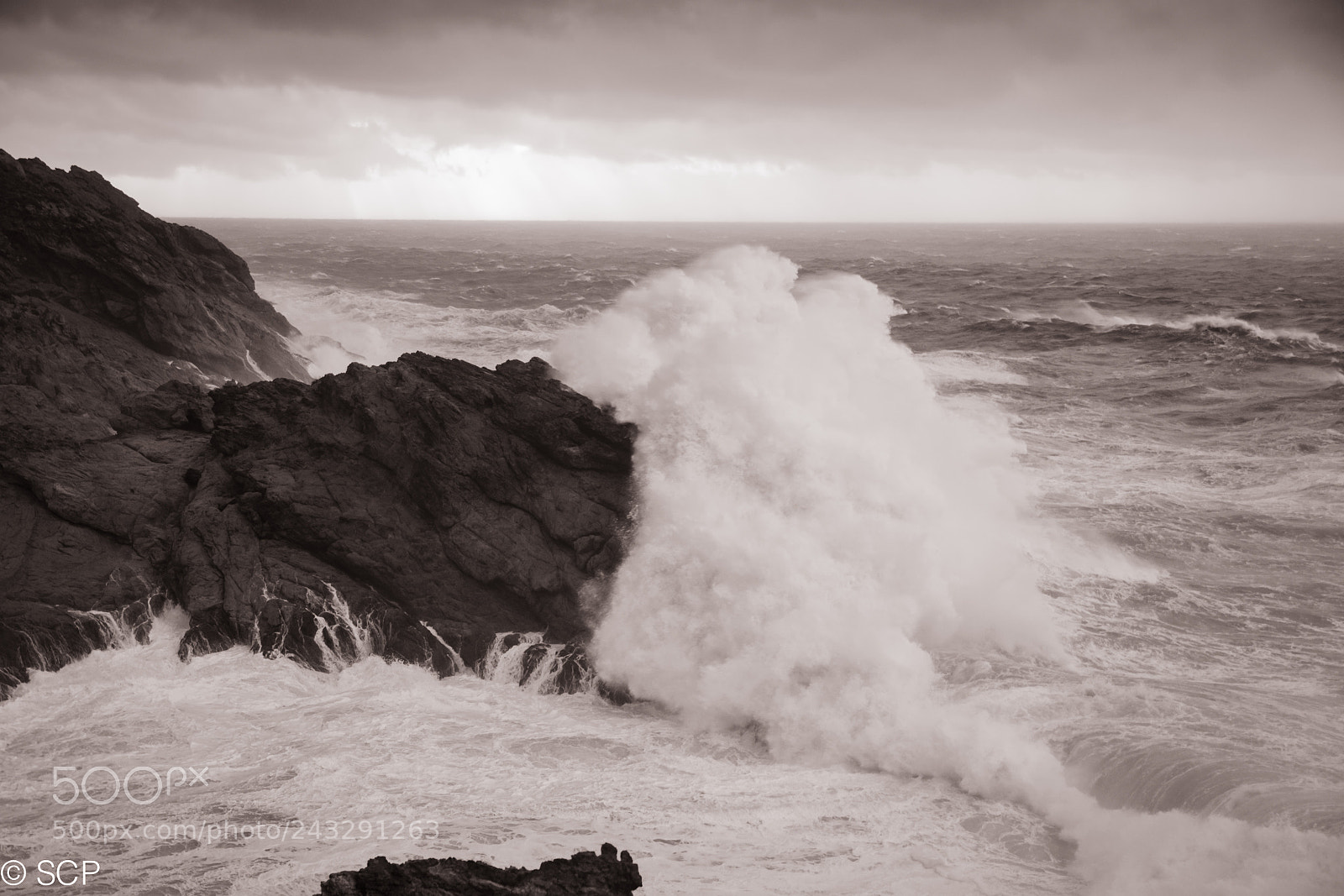 Nikon D3100 sample photo. The great storm bw photography