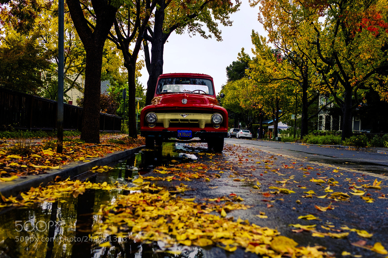 Fujifilm X-T1 sample photo. Autumn chevy photography