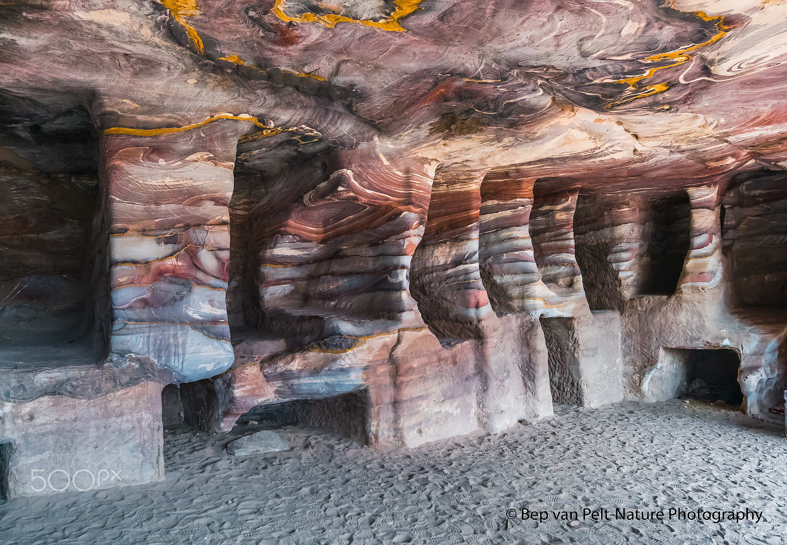 Nikon D500 sample photo. Nabatean burial chambers at petra photography
