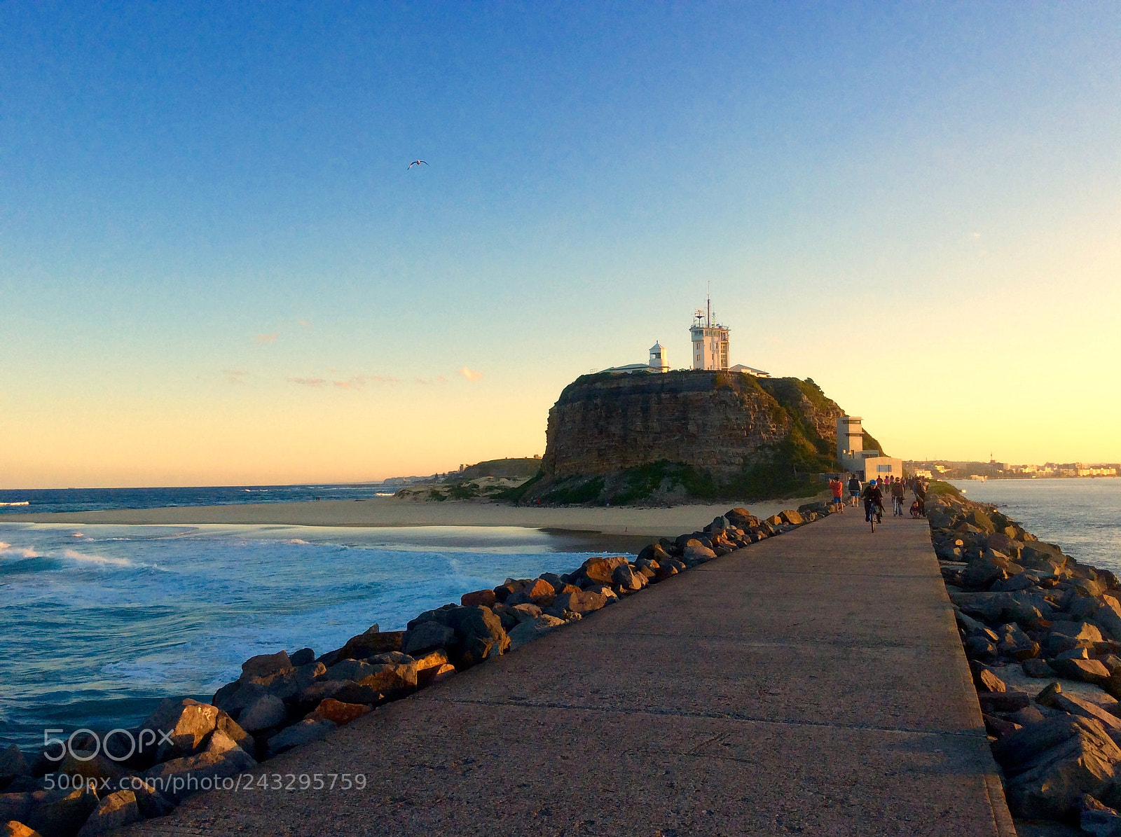Apple iPad mini 2 sample photo. Lighthouse during sunset photography