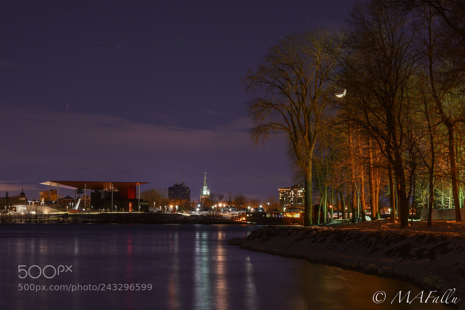 Nikon D7200 sample photo. Trois-rivières nightscape photography