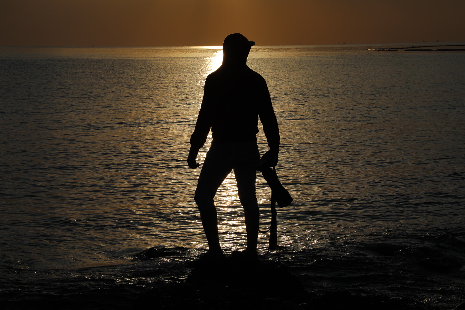 Canon EF 24-105mm F4L IS II USM sample photo. “golden hour” alaqaah beach fujaira uae photography